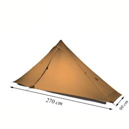 Version FLAMES CREED Lanshan 1 Pro Tent 34 Season 230*90*125cm 2 Side 20d Silnylon 1 Person Light Weight Camping Tent 240507