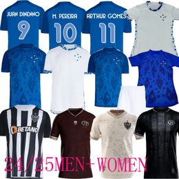 2024 2025 Cruzeiro EC Soccer Jerseys 2023 Atletico Mineiro Soccer Jerseys RUBENS PAVON VARGAS PAULINHO EDENILSON home away 3rd Special 23 24 football men women shirt