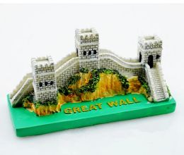 Sculptures Handmade Painted New China Great Wall Resin Crafts Creative Home Decortion Tourism Souvenir Gif