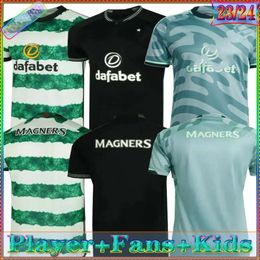 23 24 Celts Soccer Jerseys Home Away EDOUARD Celtic Fc 2023 2024 JOSEPH Football Shirt ELYOUNOUSSI TURNBULL ETI CHRISTIE JOTA GRIFFITHS FORREST GUEYE689