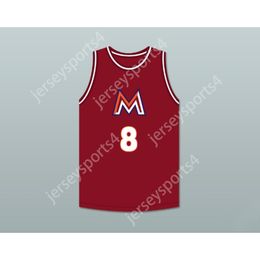 Custom Any Name Any Team RUI HACHIMURA 8 MEISEI HIGH SCHOOL MAROON BASKETBALL JERSEY All Stitched Size S-6XL Top Quality