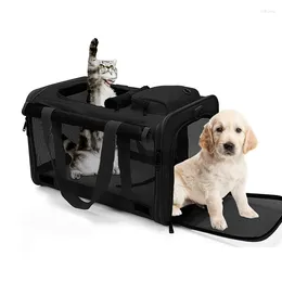 Dog Carrier Outdoor Travel Puppy Carriers Bag Solid Cat Large Capacity Slings Portable Pet Shoulder Bags Breathable Kitty Transport Handbag