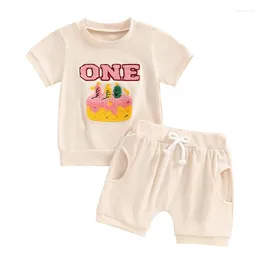 Clothing Sets Toddler Baby Boy 1st 2nd 3rd 4th 5th Birthday Outfit One Two Three Four Five Print 1 Years Old 2T 3T 4T 5T Kids