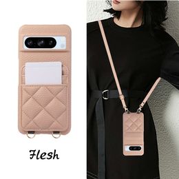 Подходит для 8PRO Diamond Card Case Cash Google Pixel 7a Crossbody Vishing Rope 6 Litchi Peel