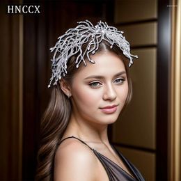 Hair Clips HNCCX Handmade Bride Headdress Accessories Shining Wedding Jewellery Headpiece Bridal Ornament For Party Tiaras CP423