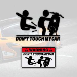 Upgrade New Novelty Warning Do Not Touch My Motorcycle Decal Anti-scratch Protective Sticker Auto Protector Accessories Stickers