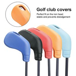 1pcs Golf Club Cover Putter Iron Headcovers Portable Removable Protector Outside Sports Sleeve Accessories Gifts 240428