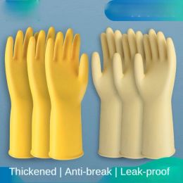 Gloves Thicken Beef Tendon Rubber Handcoat Latex Wearresistant Washing Dishes Housework Washing Clothes Washing Car Waterproof Gloves