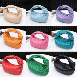 Venetabottegs Bag Designer Jodie Handbags Beagt Vute Woven Womens Leather Handmade Mini Knotted Portable Minority Dumpling