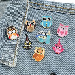 8colors baby cute funny animals enamel pin Cute Anime Movies Games Hard Enamel Pins Collect Metal Cartoon Brooch Backpack Hat Bag Collar Lapel Badges