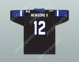 CUSTOM ANY Name Number Mens Youth/Kids Greg Newsome II 12 IMG Academy Black Football Jersey 2 Stitched S-6XL