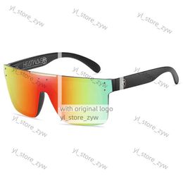 NEW luxury BRAND Mirrored heat wave Polarized lens Sunglasses men sport goggle uv400 protection with case VIPER Sunglasses 3263