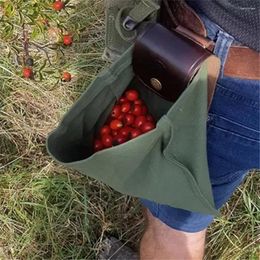 Storage Bags Fruit Picking Bag Portable Outdoor Belt Waterproof Foraging Mushroom Garden Supply