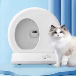 Boxes Fully Closed Faeces Sand Box for Smart Cat Products, Closed Cat Toilet, Self Cleaning Litter Box, Automatic Cat Litter Box