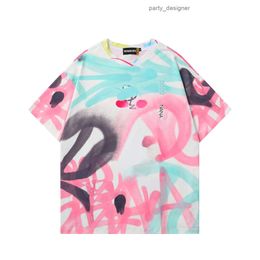 and s Mens T-shirts Men's Tie Dye T-shirt with Brand Print 68622 CDN9 OXGC