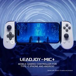 s LEADJOY M1C+mobile game board game controller suitable for iPhone 15 Android 3ds simulator cloud games with Hall effect joystick J240507