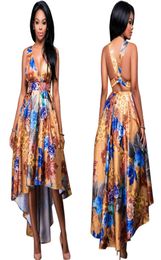 Taste casual dresses for women printing sexy plus size women clothing fashion wind irregular sexy club party dress summer formal d8030112