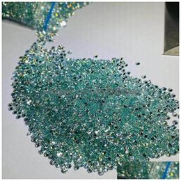 Loose Diamonds 1.0Carats 1.03.0Mm Small Size Excellent Cut Green Color Vvs1 Round Moissanite Stone Gemstone Drop Delivery Jewelry Dhrov