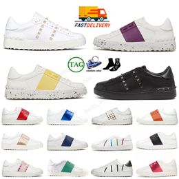 Designer Sneakers Shoe Original Men Women Open Sneaker Casual Shoes White Silver Golden Trainers For A Change Low Breathable Zapatos Schuhe Size EUR36-46