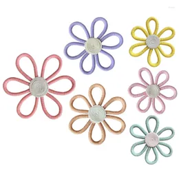 Decorative Figurines Multicolor Flowers Decorations Set BabyNursery House Hangings Decors 6PCS Dropship