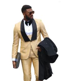 Men's Suits Slim Fit Suit Jacket Shawl Lapel One Button Formal Blazer Coat Banquet Party