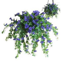 Decorative Flowers Artificial Outdoor Fake Hangings Decor Table Decoration & Accessories Wedding Mothers Day Gifts 2024