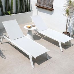 Camp Furniture European Designer Beach Chair Swimming Minimalist Individual Lounge Multifunction Bench Sillas De Playa