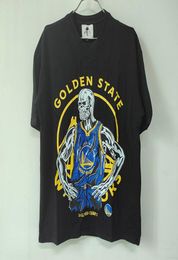 Warren Tshirt Golden State Printed Tee Mens Lotas Tee Summer Womens TShirts Loose Tees Men Casual Shirt Black Top Tee SXL5058963
