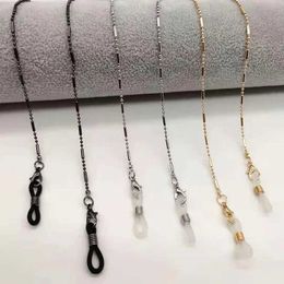 Eyeglasses chains Fashion Woman Sunglasses Chain Cylinder Bead Chain Anti-Falling Glasses Eyeglasses Cord Necklace