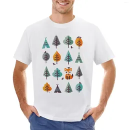 Men's Tank Tops In The Forest - On Grey T-Shirt Sweat Plain Mens T Shirts