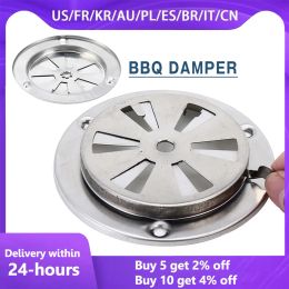 Accessories Bbq Smokehouse Air Louvre Vent Grill Stand Smoke Generator Stove Exhaust Vent Stove Air Damper Replacement Parts BBQ