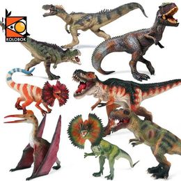 Other Toys Kolobok Jurassic Brinquedo T-Rex bipedal pterosaur dinosaur model action character animal collection childrens toysL240502