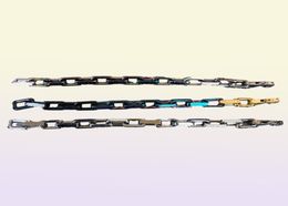 Designer bracelets Jewellery Link Chain Fashion bangle women teen girls Bamboo bracelet Retro dazzle orange Rainbow Colours Blue plat1626985