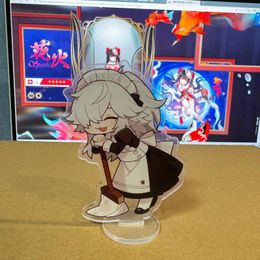 Keychains Honkai:Star Rail Blade Jingyuan Acrylic Figure Stand Model Plate DIY Desk Decor Standing Sign Collection Ornaments For Fans Gift