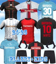 s-4xl 24 Bayer 04 Leverkusen Soccer Jerseys 23 2024 Home Away third DEMIRBAY Wirtz BAKKER BAILEY HOME CH Aranguiz Paulo Schick Football Shirt Kits