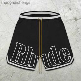 Trend Original 1:1 Rhuder Designer Short Pants Capsule Shorts Mens Summer Beach Pants Mesh Breathable Sweat Wicking Fitness Basketball Shorts Pants