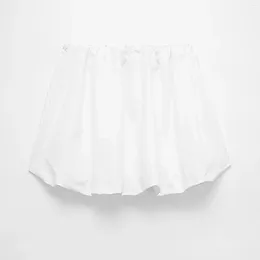 Skirts Women's Skirt Black Sexy Mini High Waist Solid Faldas Mujer 2024 Summer Pleated Y2k Elegant Fashion Woman