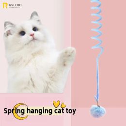 Toys Hanging Door Elastic Rope Cat Toy Teaser Stick Selfie Automatic Rope Grabbing Suction Cup Wall Hanging Door Swing Interactive