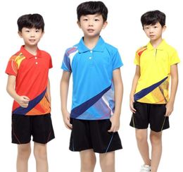 table tennis clothes tennis dress boy girl shirt shorts wear sports clothes in summer badminton sport shirt breathab5502040