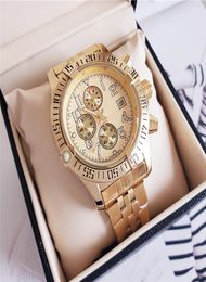 New Brand Men039s Wristwatch Stainless Steel Full Function Chronograph Gent Wristwatch All SUB work quartz 1884 watches5017946