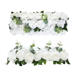 Decorative Flowers Artificial Diy Wedding Decoration Simulated Floor Row Fake Outdoor Garden Flower Wall Road