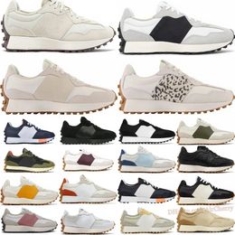 327 327S Running Shoes Men Women OG Designer Shoes Leopard Print Blue Fashion Skateboard Black White Light Grey Khaki Casual Shoes Sports Sneakers