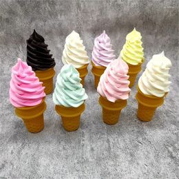 Decorative Flowers Ice Cream Model Cone Toy Simulation Simulated Decorations For Pography