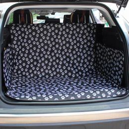 Dog Carrier Car Seat Cover Trunk Case Transporter Mat Pad 600D Oxford Hammock Protection
