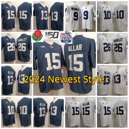 PSU Penn State Football Jersey NCAA College McSorley Parsons Allen Allar Barkley Adult Youth All Stitched Embroidery,Custom Any Name Message Us