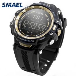 Men Watches Digital LED Light SMAEL Watch S Shock Montre Mens Military Watches Top Brand Luxury 1350 Digital Wristwatches Sports 153R