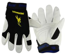 Gloves Leather Driving Mechanics Work Gloves Goat Skin TIG MIG Safety Welding Glove Grain Goatskin Welder 2 Pairs