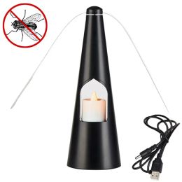 Traps Fly Catcher Automatic Fan Leaf Fly Repellent Fly Destroyer Keep Flies Bugs Away From Food Pest Repellent Table Fan Repel Device