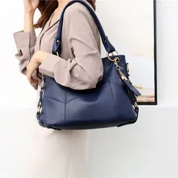 Shoulder Bags 2024 PU Large-capacity Handbag Ladies Trendy Fashion All-match Casual Solid Color One-shoulder Diagonal Bag