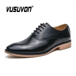 Casual Shoes Fashion Men Oxford Breathable Leather 38-44 Size Boys Loafers Black Soft Outdoor Autumn Mules Dress Brogue Flats